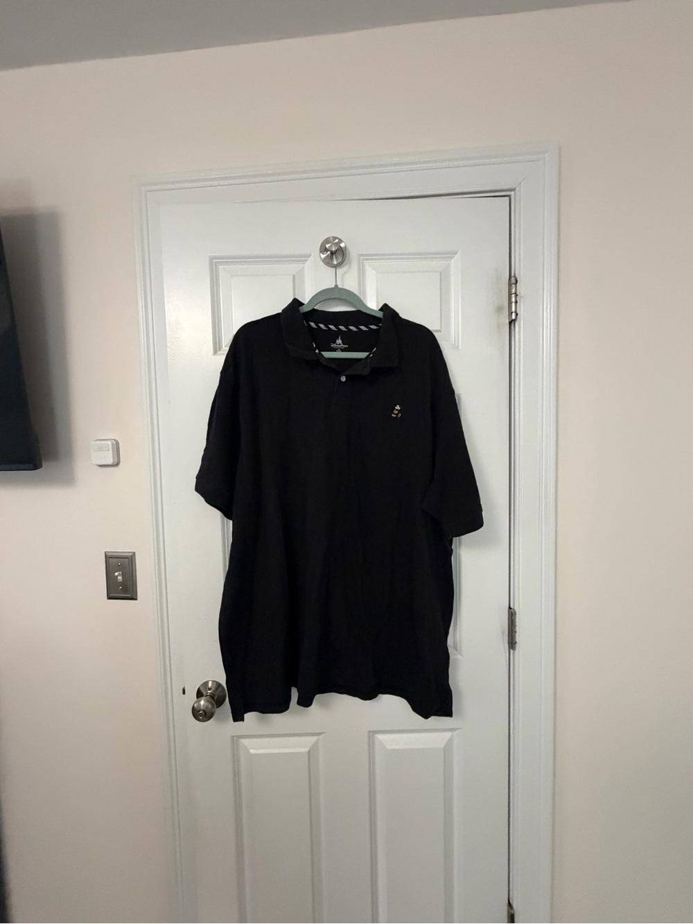 Mickey Mouse Men's Short-Sleeve Black Polo Shirt